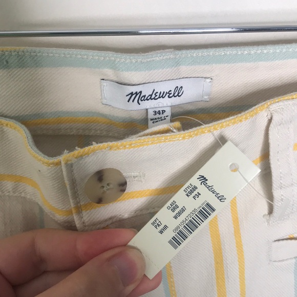 NWT Madewell Emmett Wide Leg Crop Pant Petite 34 - Picture 5 of 8